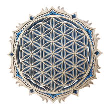 Cargar imagen en el visor de la galería, Trilogía de Geometría Sagrada Azul