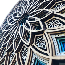 Cargar imagen en el visor de la galería, Mural Primavera Azules 7 capas