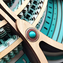 Cargar imagen en el visor de la galería, Mural VIDA Petrohué — Edición Especial con Cobre y Piedras Naturales