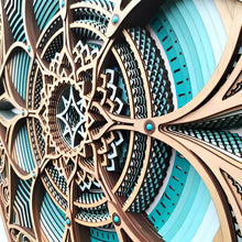 Cargar imagen en el visor de la galería, Mural VIDA Petrohué — Edición Especial con Cobre y Piedras Naturales