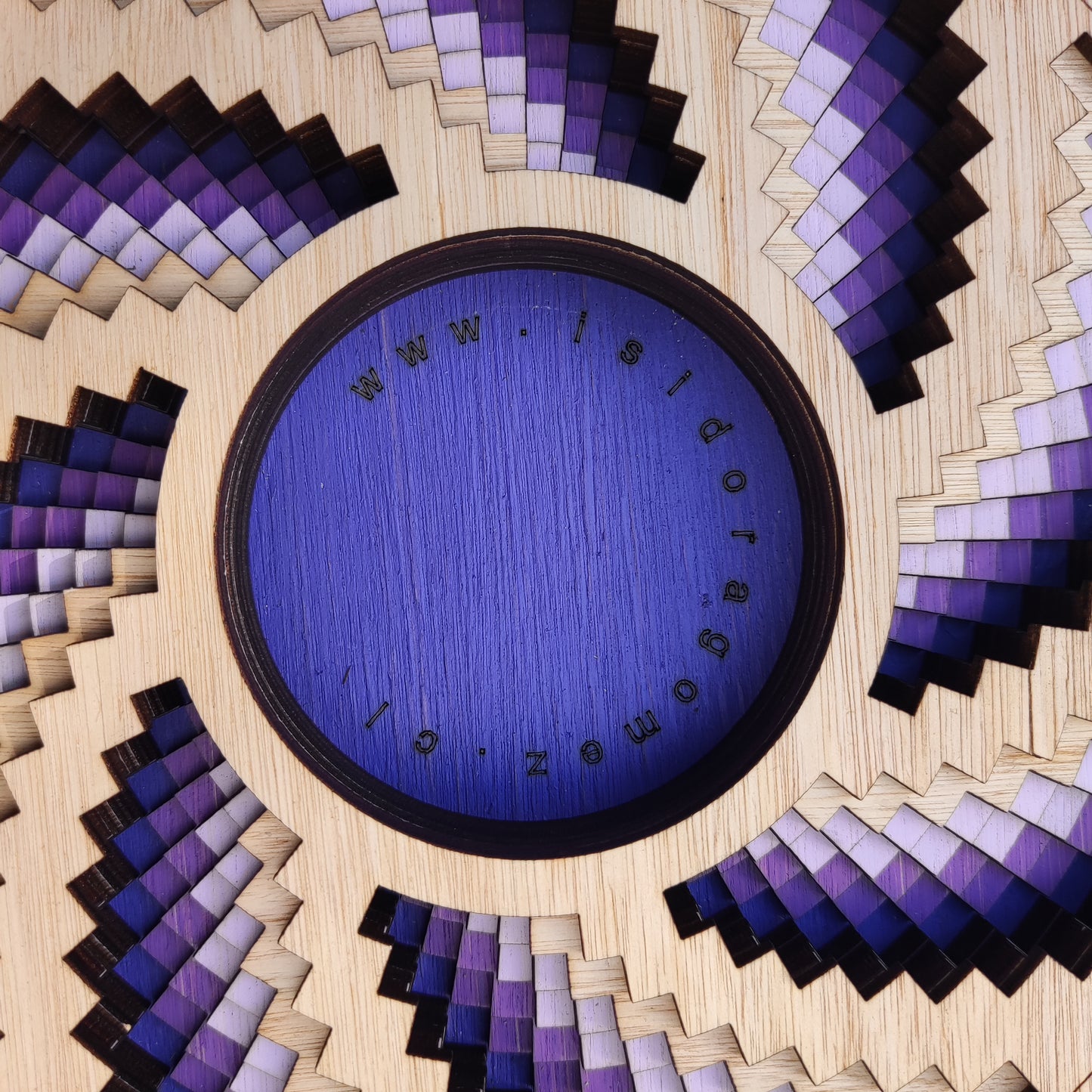 Purple Cycles Centerpiece