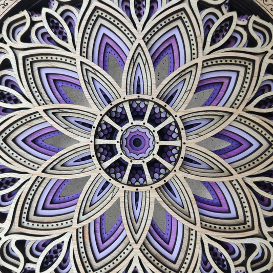 Mural Florecer Morado