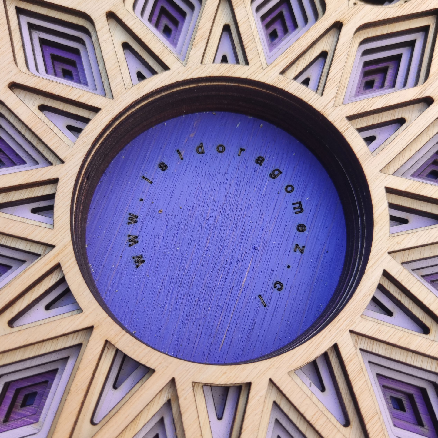 Centro de mesa Amanecer Morado