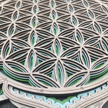 Cargar imagen en el visor de la galería, Trilogía de Geometría Sagrada Verde