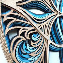 Cargar imagen en el visor de la galería, Mural NATIVA Antártida — Edición Especial con Cobre y Piedras Naturales