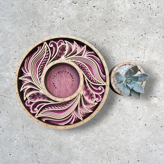 Centro de Mesa Madre Tierra Rosado