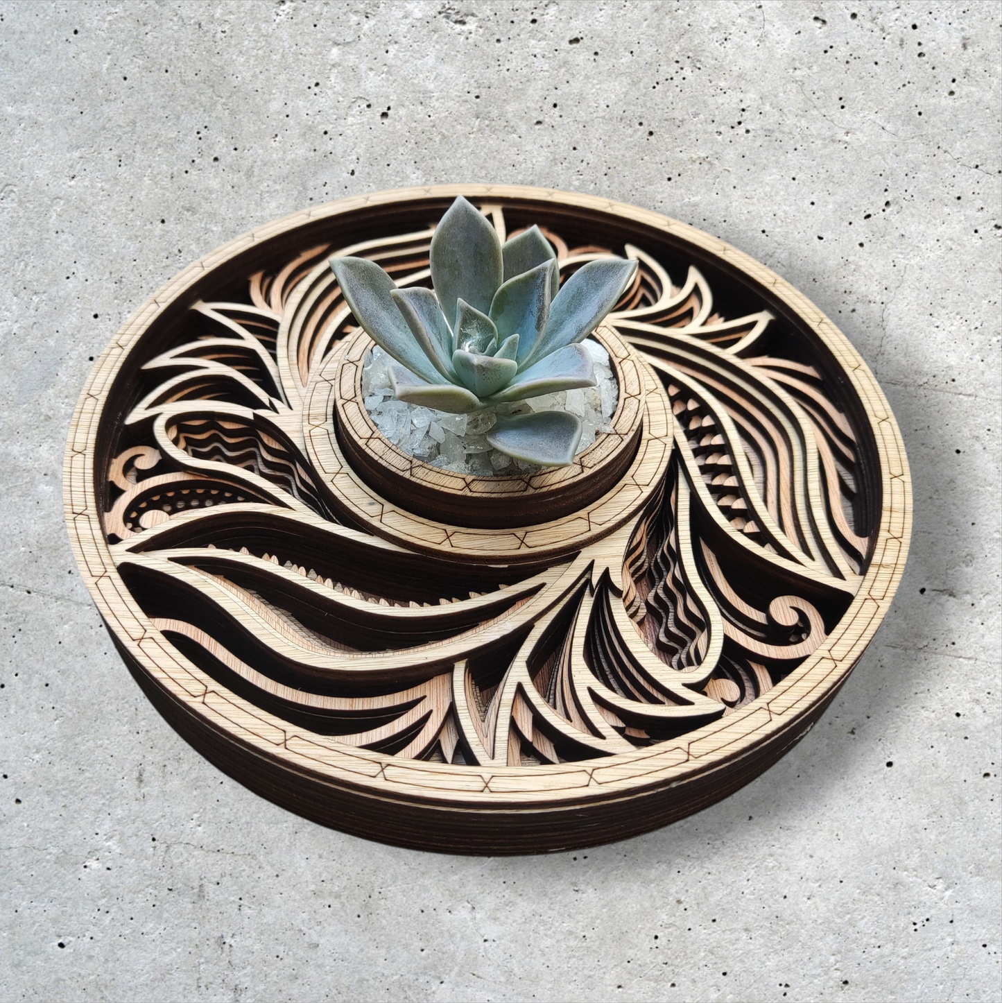 Mother Earth Brown Centerpiece