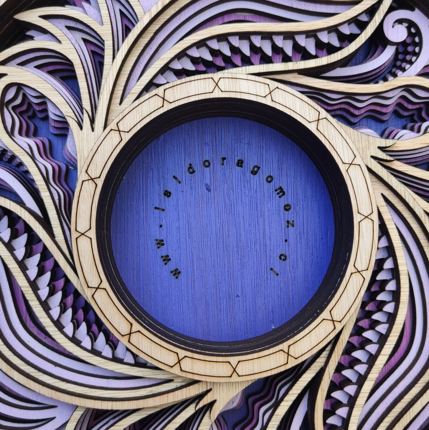 Centro de Mesa Madre Tierra Morado