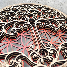 Cargar imagen en el visor de la galería, Mural El Código de la Vida Naranjo