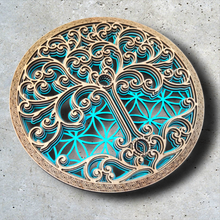 Cargar imagen en el visor de la galería, Mural El Código de la Vida Turquesa