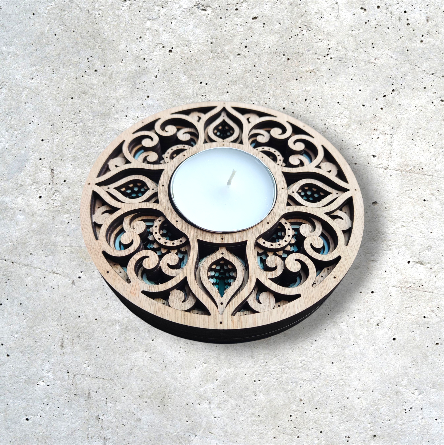 Turquoise Life Candle Holders