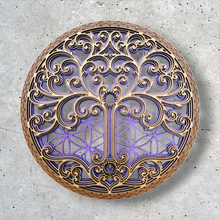 Cargar imagen en el visor de la galería, Mural El Código de la Vida Morado