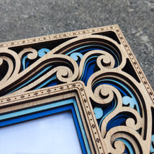 Cargar imagen en el visor de la galería, Marco de foto Azules