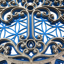 Cargar imagen en el visor de la galería, Trilogía de Geometría Sagrada Azul
