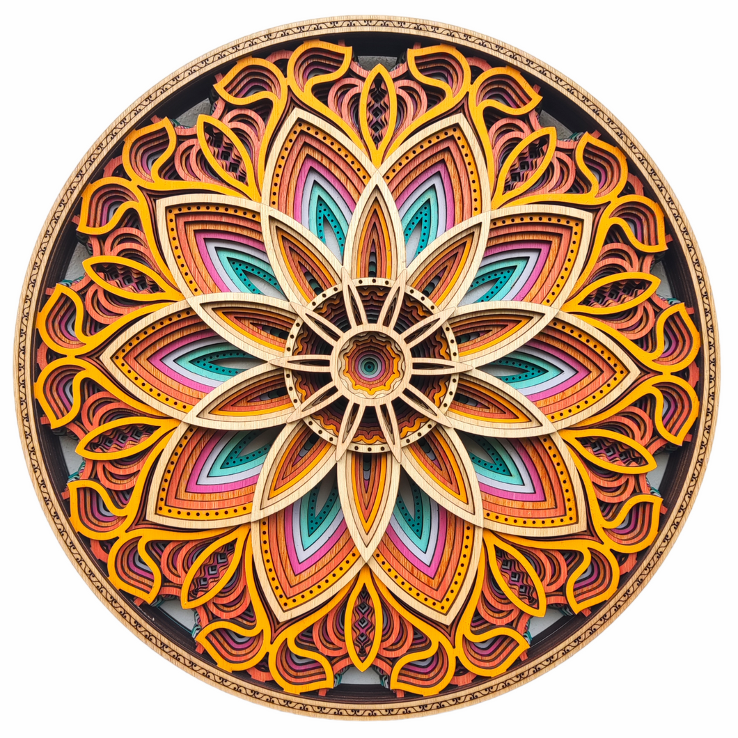 Mural Blooming Desert Flower
