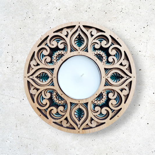 Turquoise Life Candle Holders