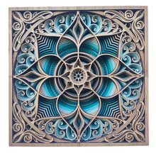 Cargar imagen en el visor de la galería, Mural Vida Petrohué Cuadrado
