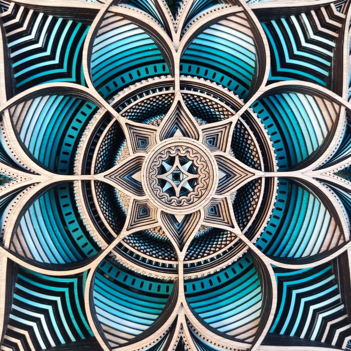 Mural Vida Petrohué Cuadrado