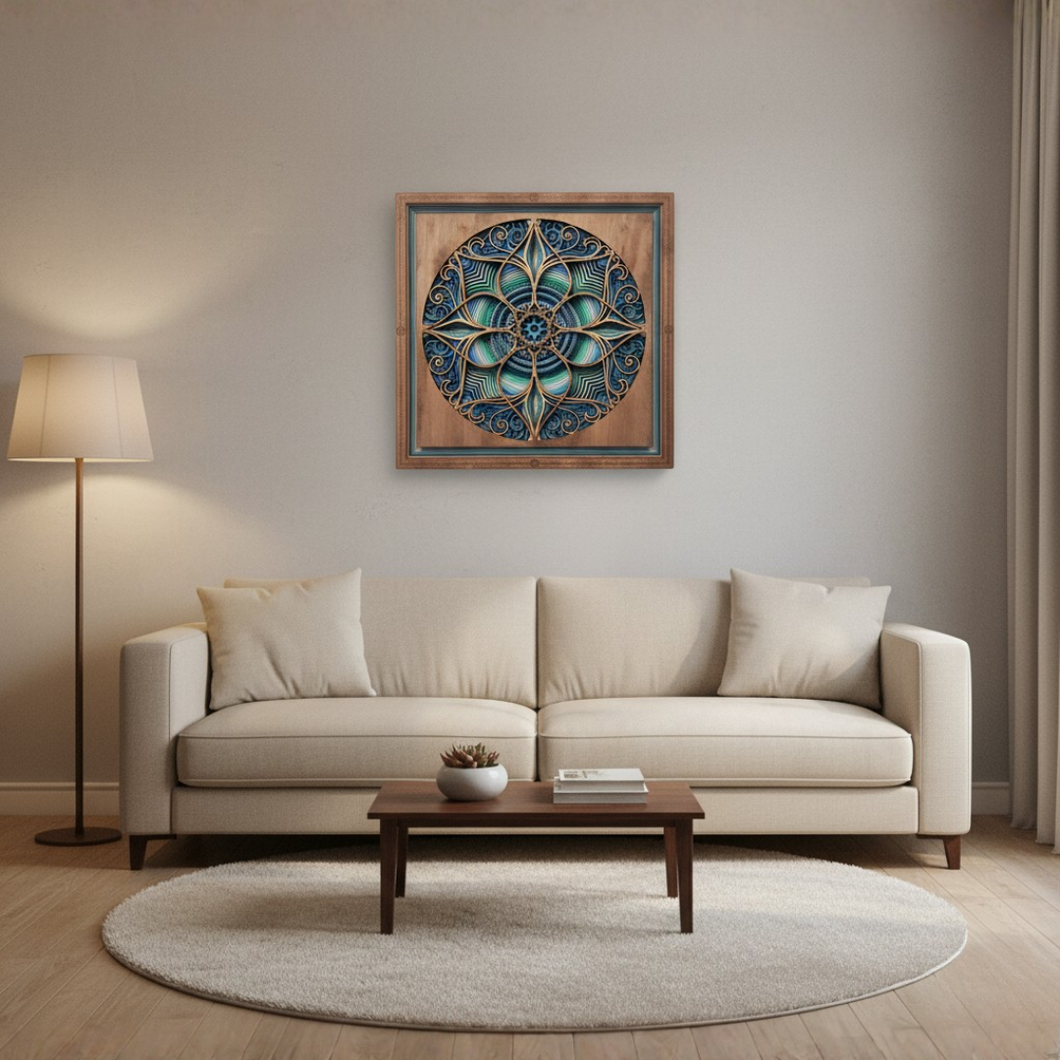 Mural Vida Antártida Cuadrado