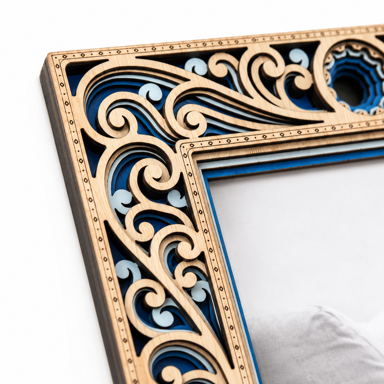 Blue Mother Earth Frame