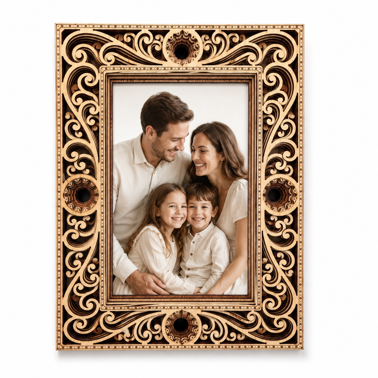 Brown Mother Earth Frame