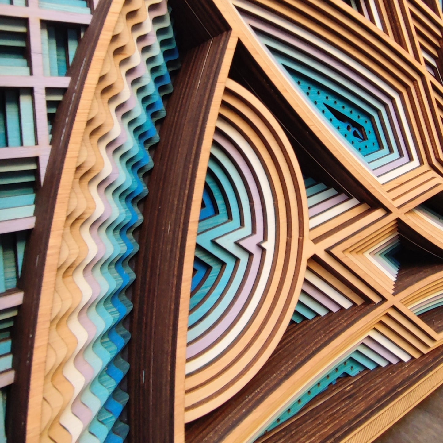 Mural retangular do nascer do sol na Antártica