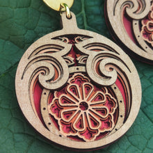 Cargar imagen en el visor de la galería, Aros Flora Rojos
