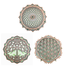 Cargar imagen en el visor de la galería, Trilogía de Geometría Sagrada Verde
