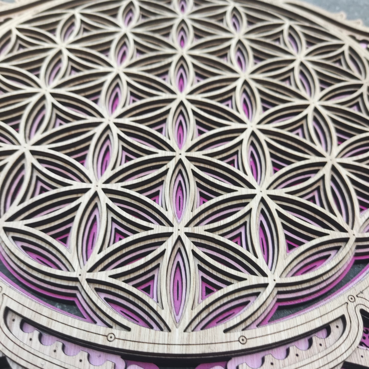 Pink Sacred Geometry Trilogy