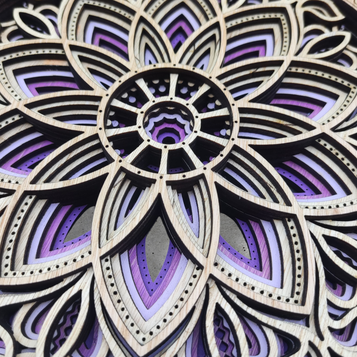 Mural Florecer Morado