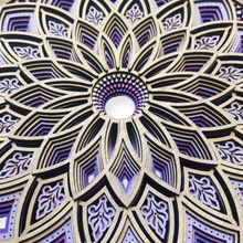 Cargar imagen en el visor de la galería, Mural Primavera Morados 7 capas
