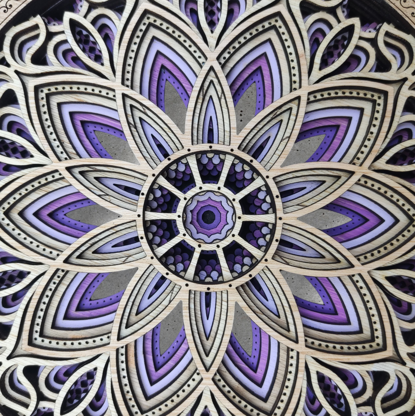 Mural Florecer Morado