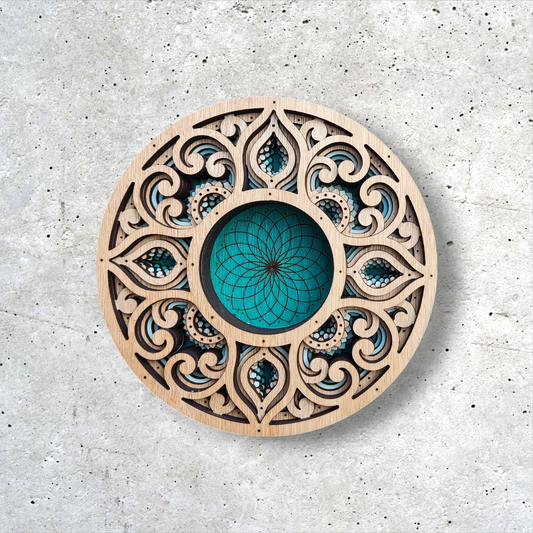 Turquoise Life Candle Holders