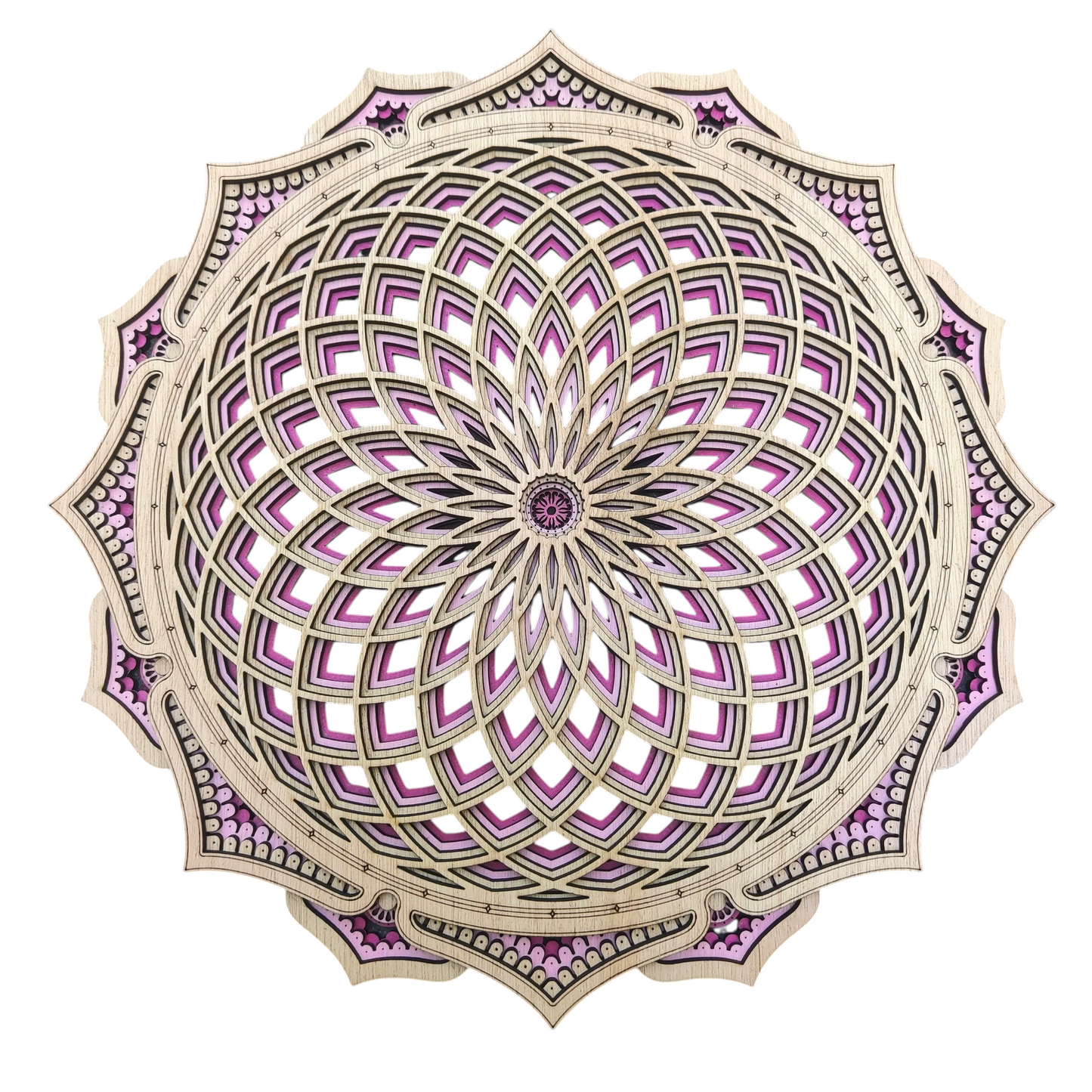 Pink Sacred Geometry Trilogy