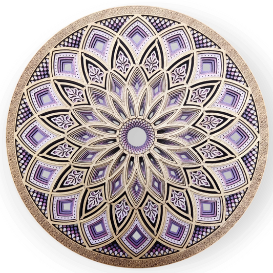 Mural Primavera Morados 7 capas