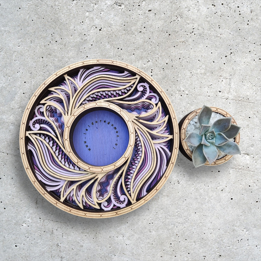 Centro de Mesa Madre Tierra Morado