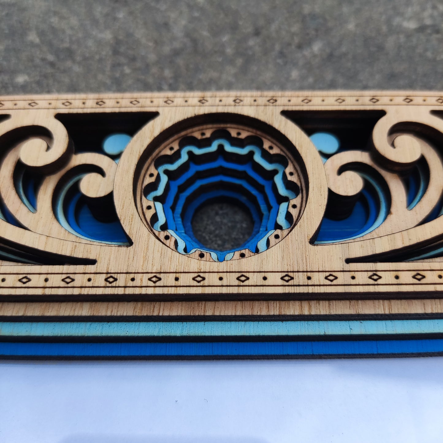 Blue Mother Earth Frame