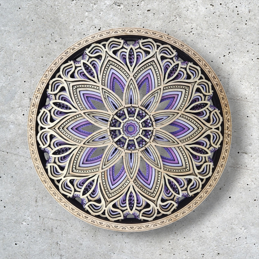 Mural Florecer Morado