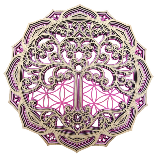 Trilogía de Geometría Sagrada Rosada