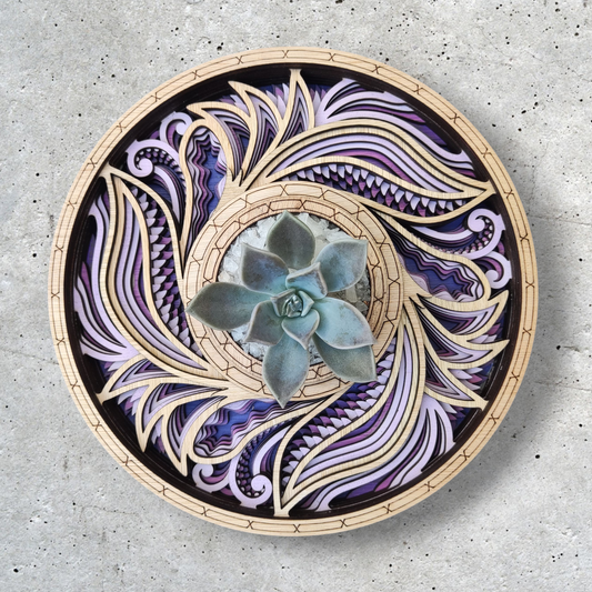 Centro de Mesa Madre Tierra Morado