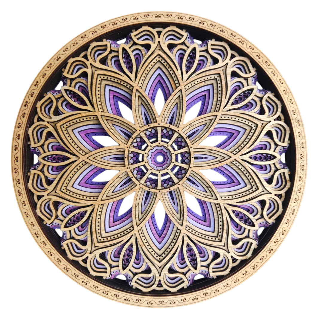 Mural Florecer Morado