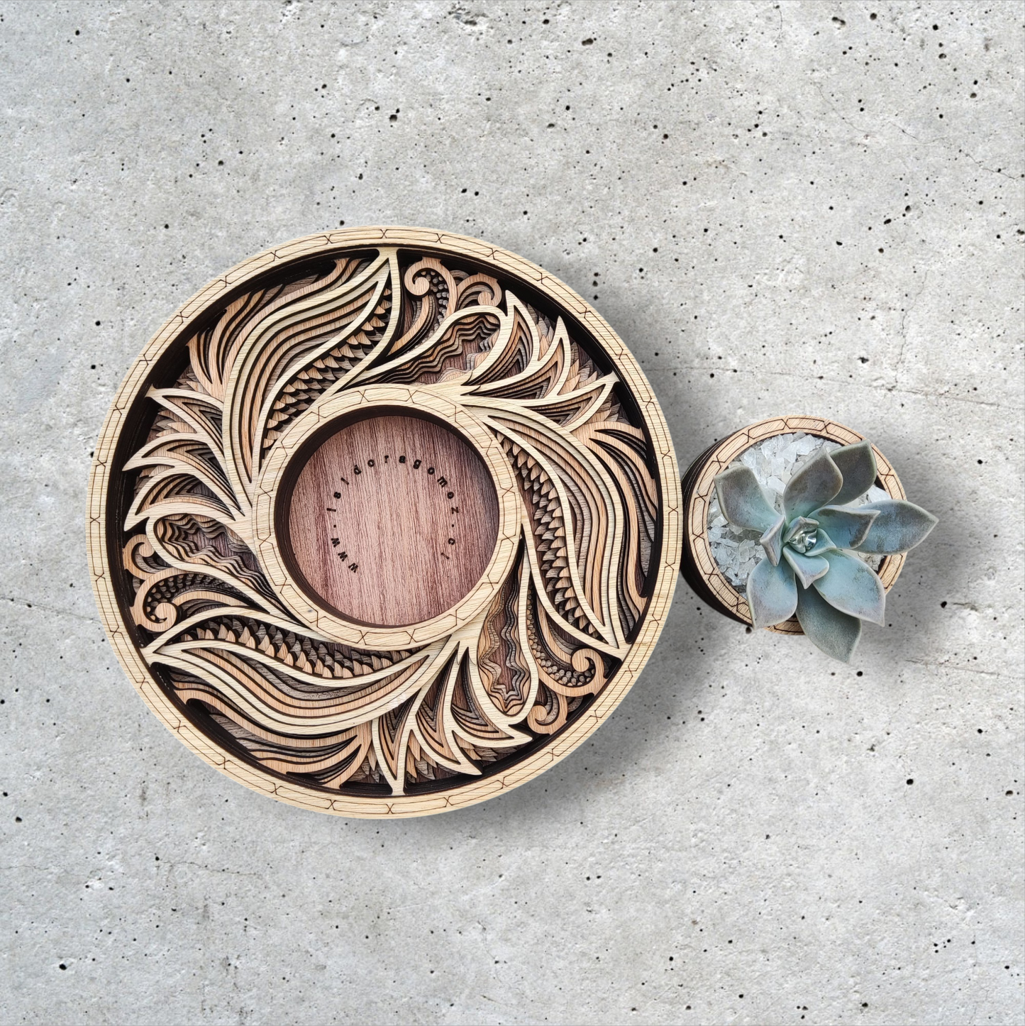 Mother Earth Brown Centerpiece