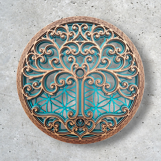 Mural The Turquoise Code of Life