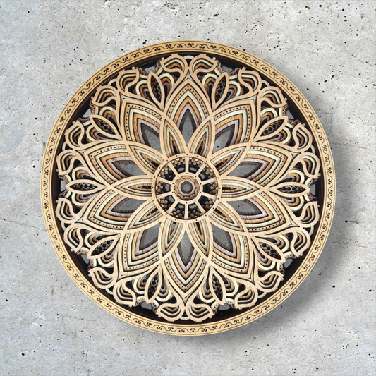 Mural Florecer Marrones