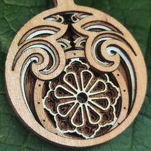 Cargar imagen en el visor de la galería, Aros Flora Marrón
