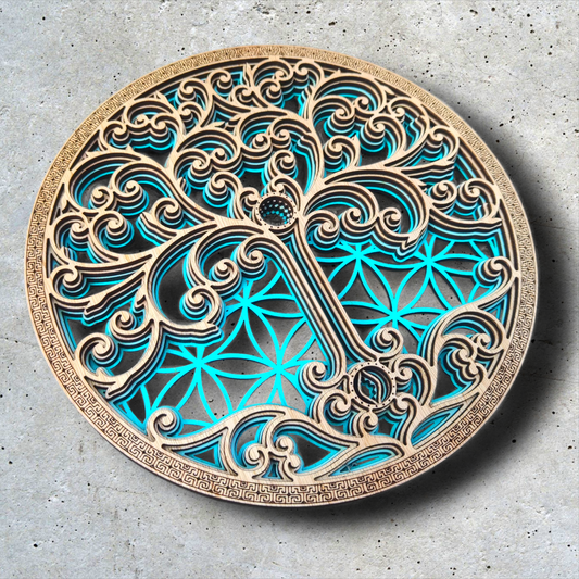 Mural The Turquoise Code of Life