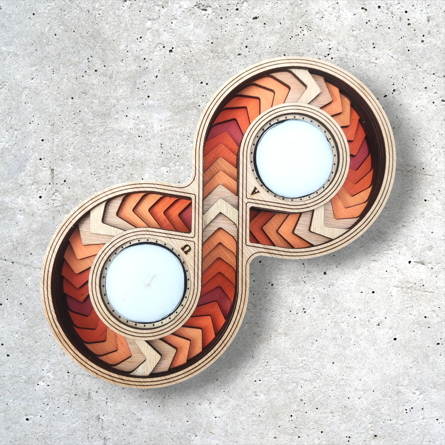 Infinity Orange Tree Candle Holder