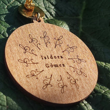 Cargar imagen en el visor de la galería, Aros Flora Marrón
