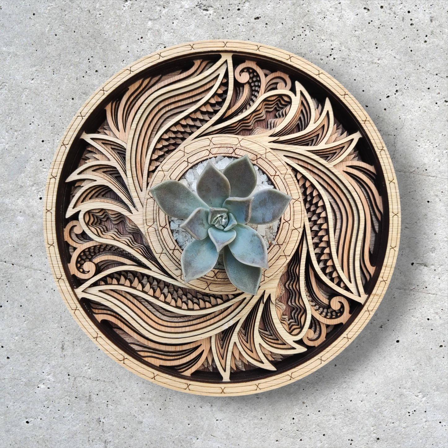 Mother Earth Brown Centerpiece