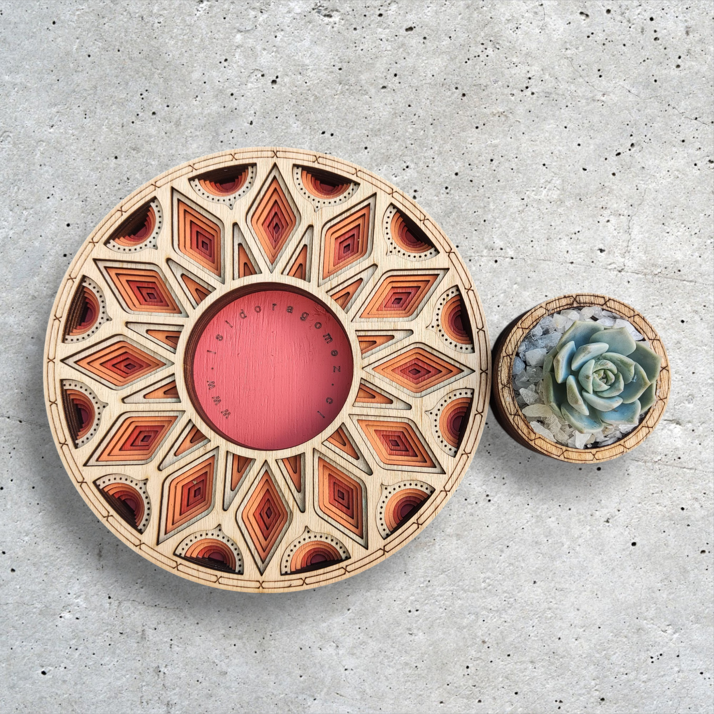 Orange Sunrise Centerpiece